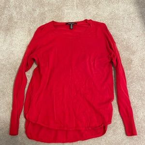 Red Ellen Tracy long sleeve sweater